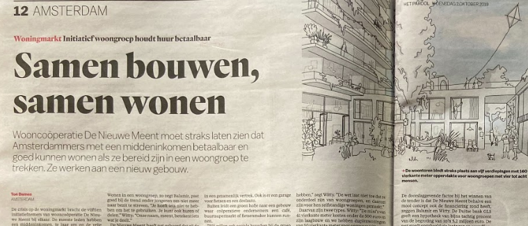 Het Parool: De woongroep: wonen als een rijke in Amsterdam