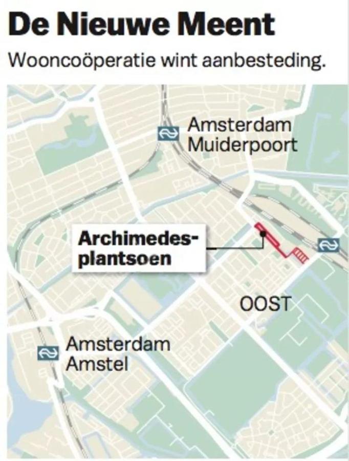 Gemeente Amsterdam: De Nieuwe Meent bouwt betaalbare huurwoningen